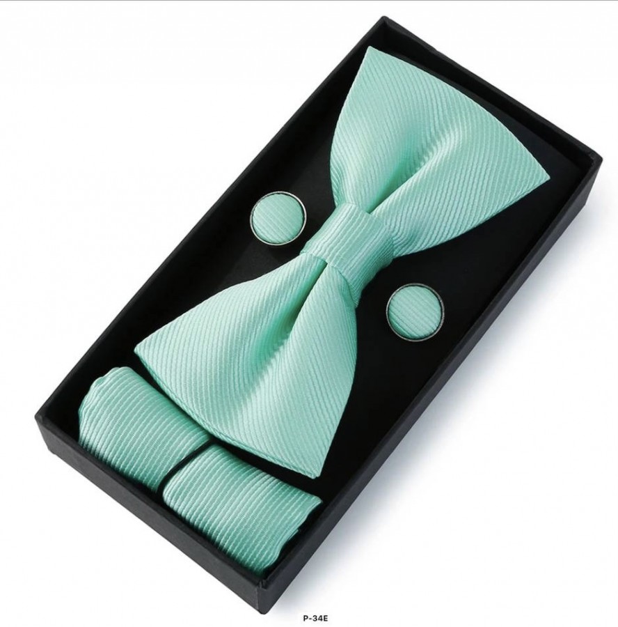 BOX-6001 - Box Lazo Juntas y Pañuelo Verde Claro