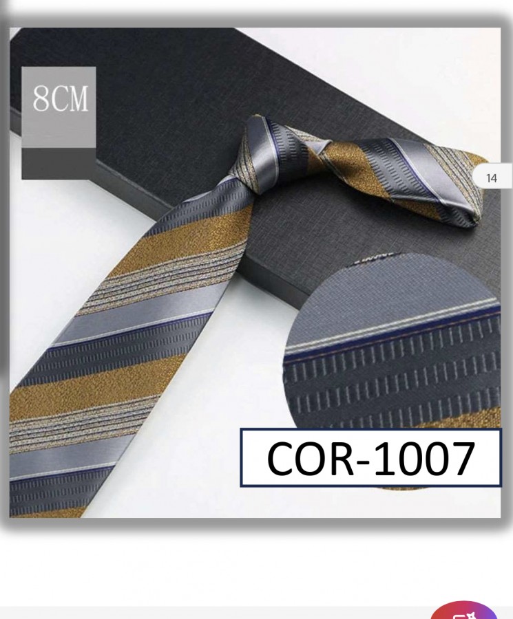 COR-1007 - Corbata Estampado  8cm