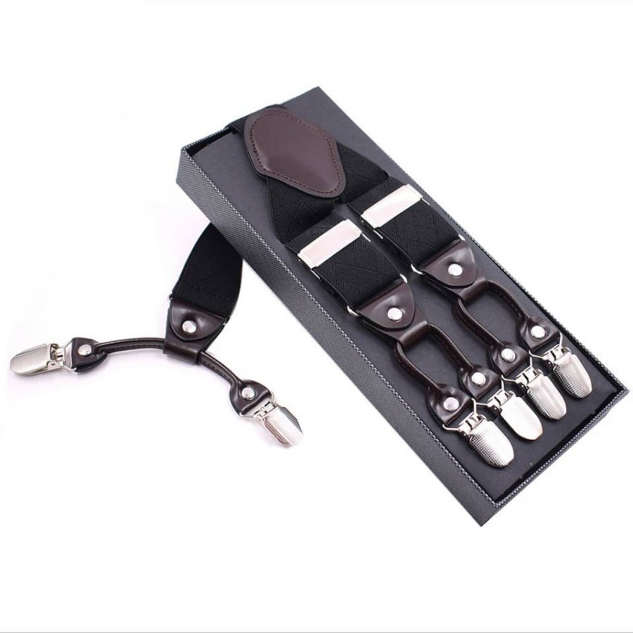 TIR-5001 - Tirante Unicolor Negro Caballero