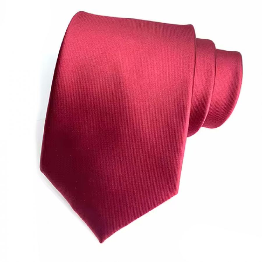 COR-0053 - Corbata Unicolor Vinotinto Lisa 8cm