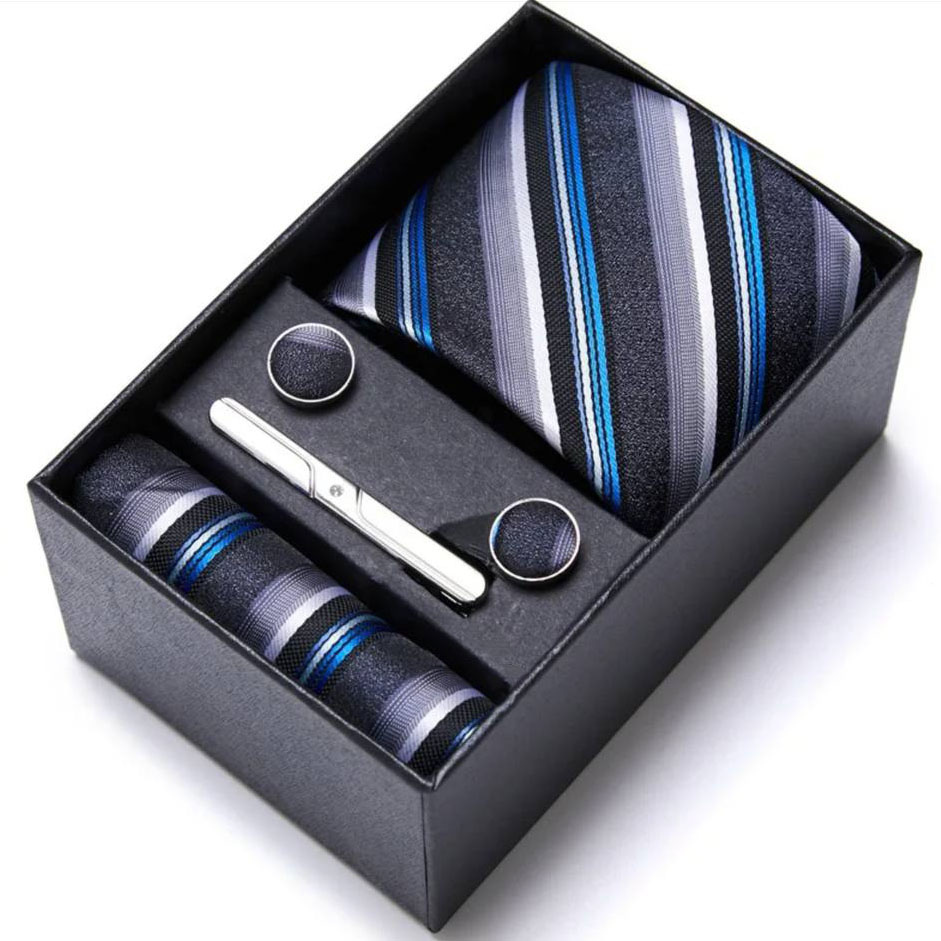 BOX-6309 - Box Corbata Pisa Corbata y Juntas y Pañuelo